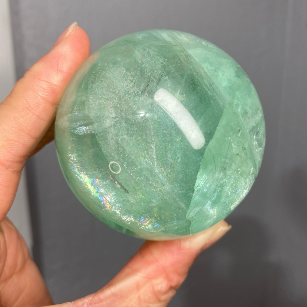 BAJA BLAST FLUORITE SPHERE